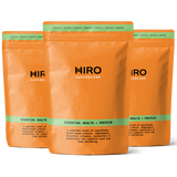 Three HIRO orange packages