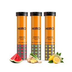HIRO Hydration multi-flavour triple pack