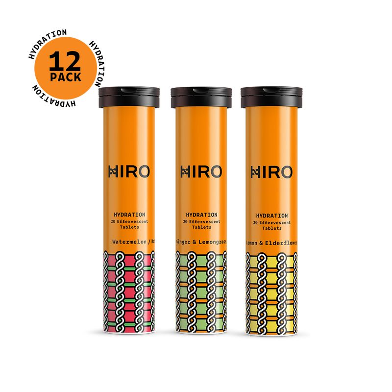 Hydration 12-Pack - Multi-Flavour + Orange Bottle